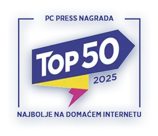 PC Press Top 50 2025 — Najbolje na domaćem internetu